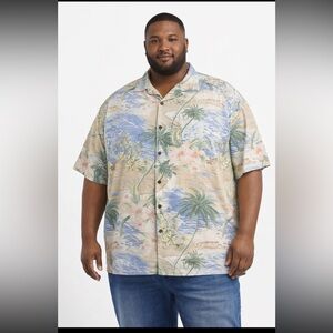 #2 Caribbean Silk Beachy button down shirt